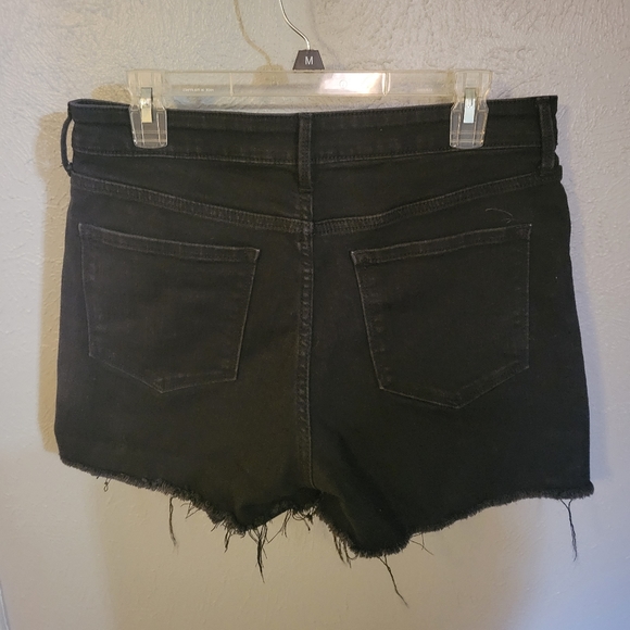 High Rise Button Fly Shorts - Picture 2 of 3